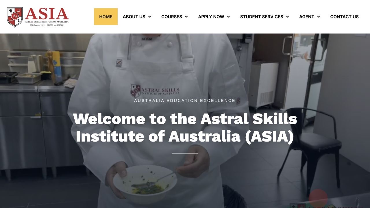 Website preview of Asia Institute